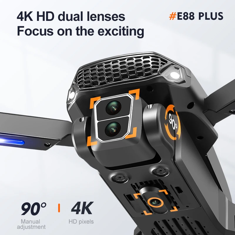 Neue E88 Plus Quadrocopter-Dro – Drone Gimbal Brushless Bewertung und Preis